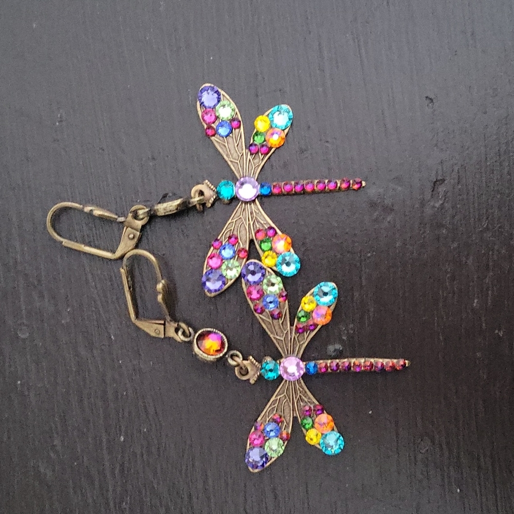 Dragonfly earrings